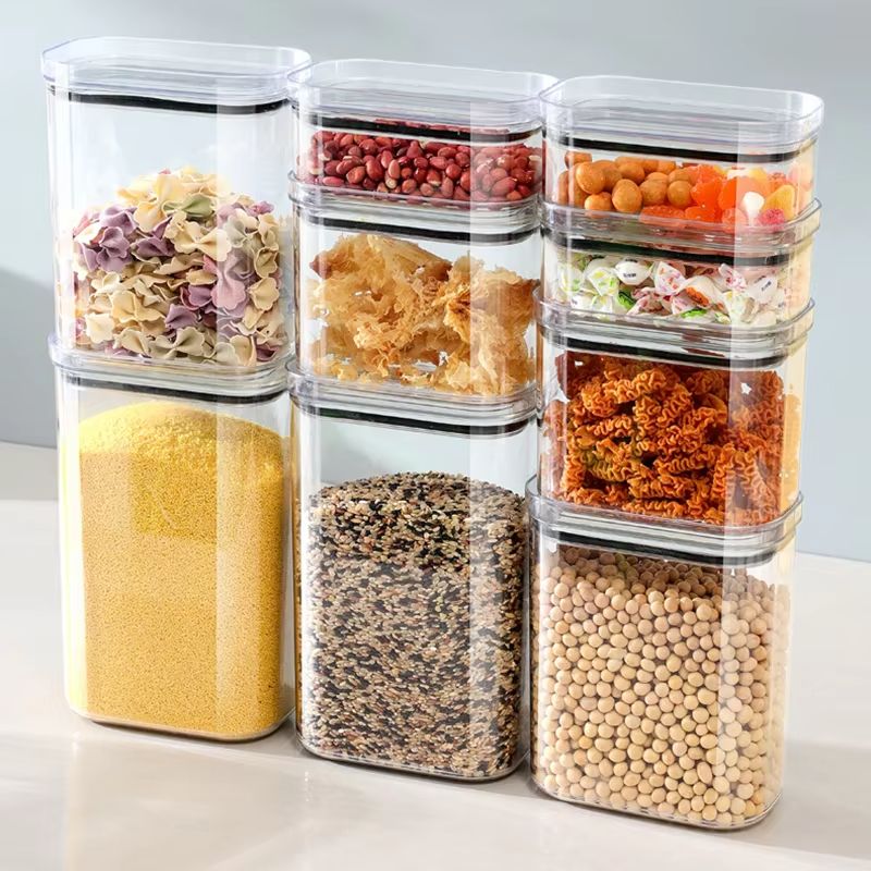 Food Storage Kitchen Cabinet - Sealed Jar Kitchen Cabinet Organizer For