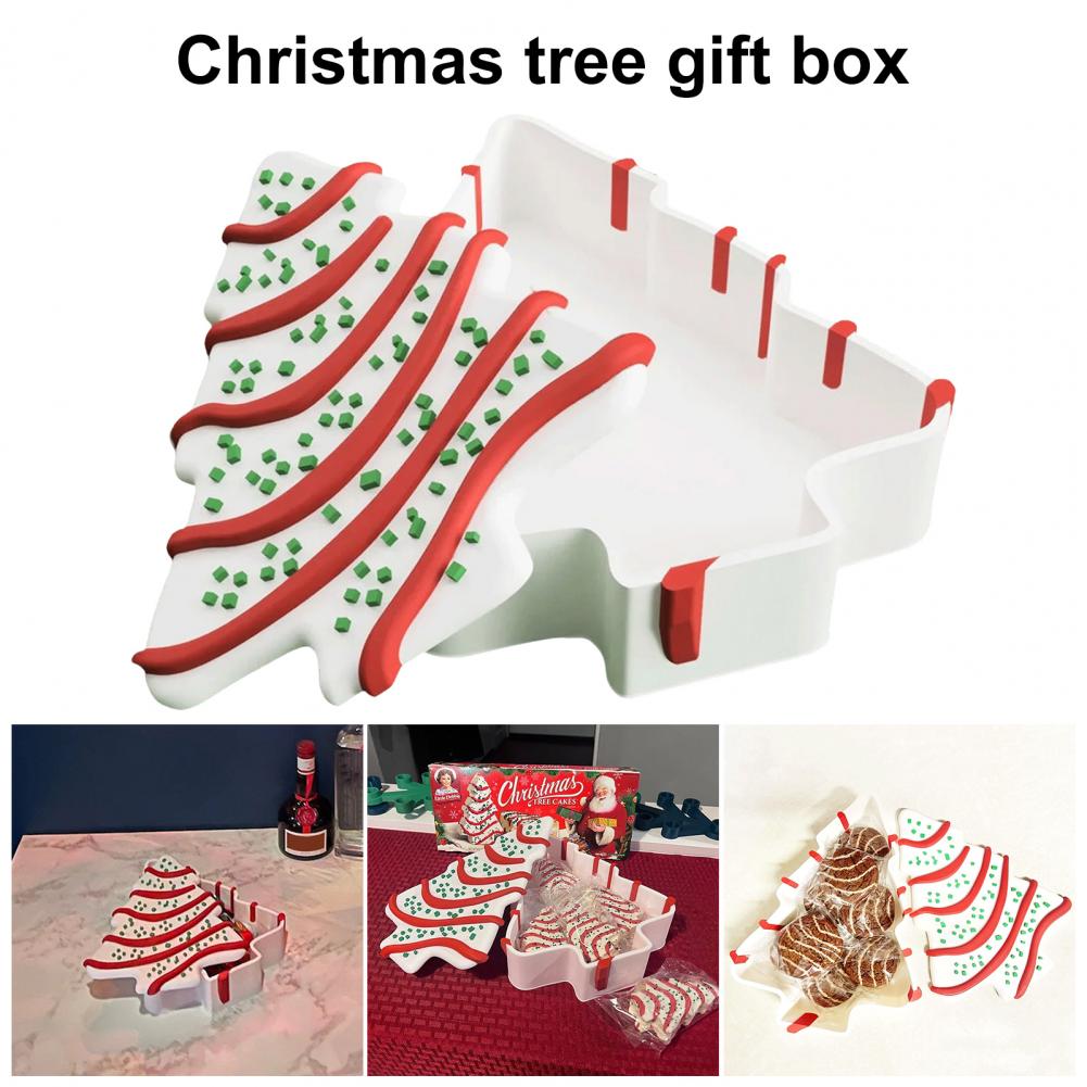 Food Storage Plant - Christmas Tree Box Tree Shape Cake