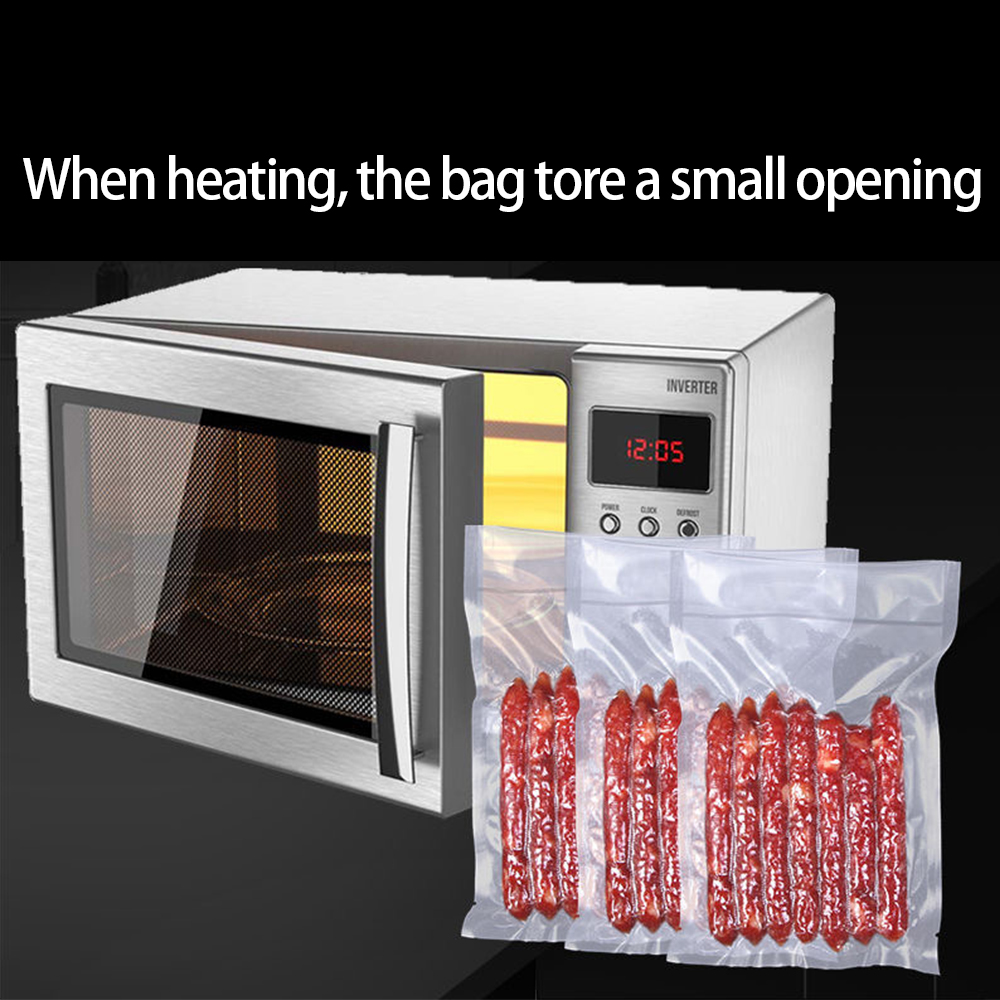 Food Storage Vacuum - 50pcs Kitchen Food Vacuum Sealer Bag