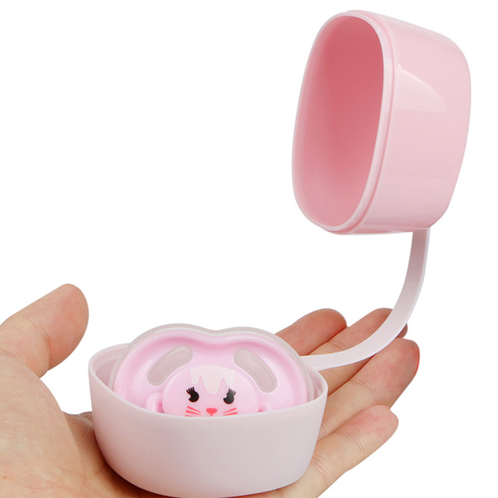 Food Storage Safe - 2Pcs Portable Baby Pacifier Boxes Wide
