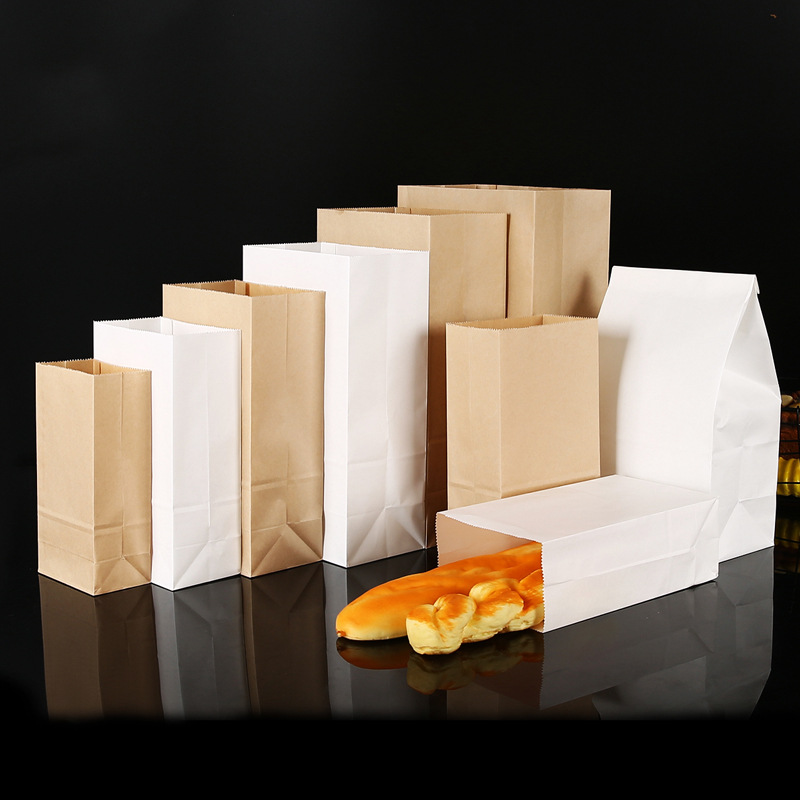 25/50pcs Brown Kraft Paper Bag - Food Storage Plant 评论和价格