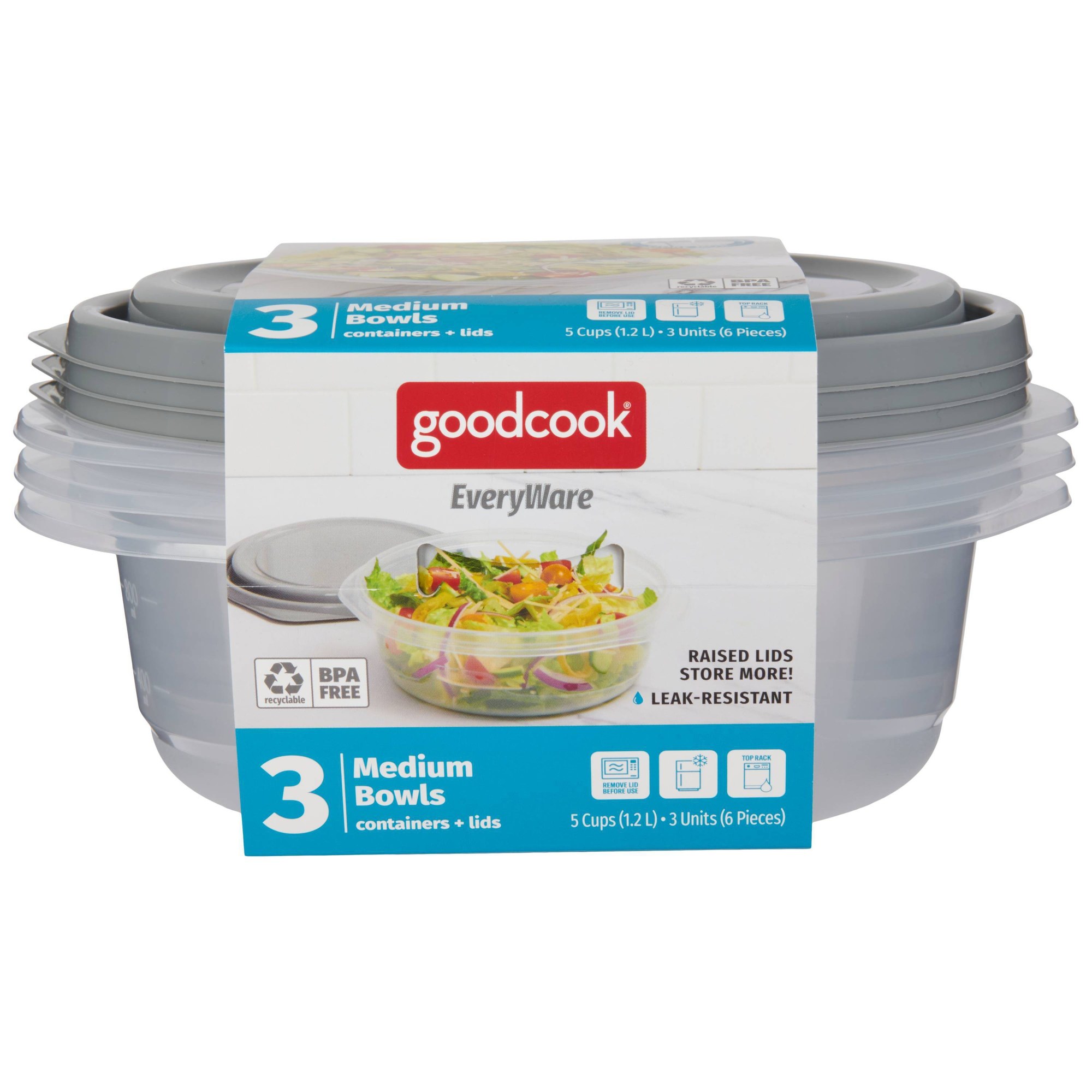 6pcs Round 5 Cup Food Storage  - Food Storage Prep Containers 评论和价格