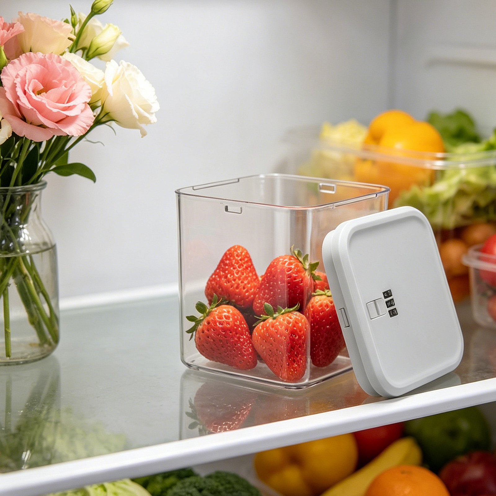 Clear Stackable Lock Box for F - Food Storage Safe 评论和价格