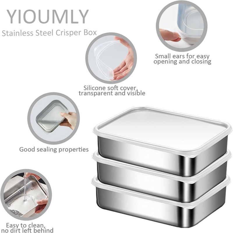 Stainless Steel Containers for - Food Storage Safe 评论和价格