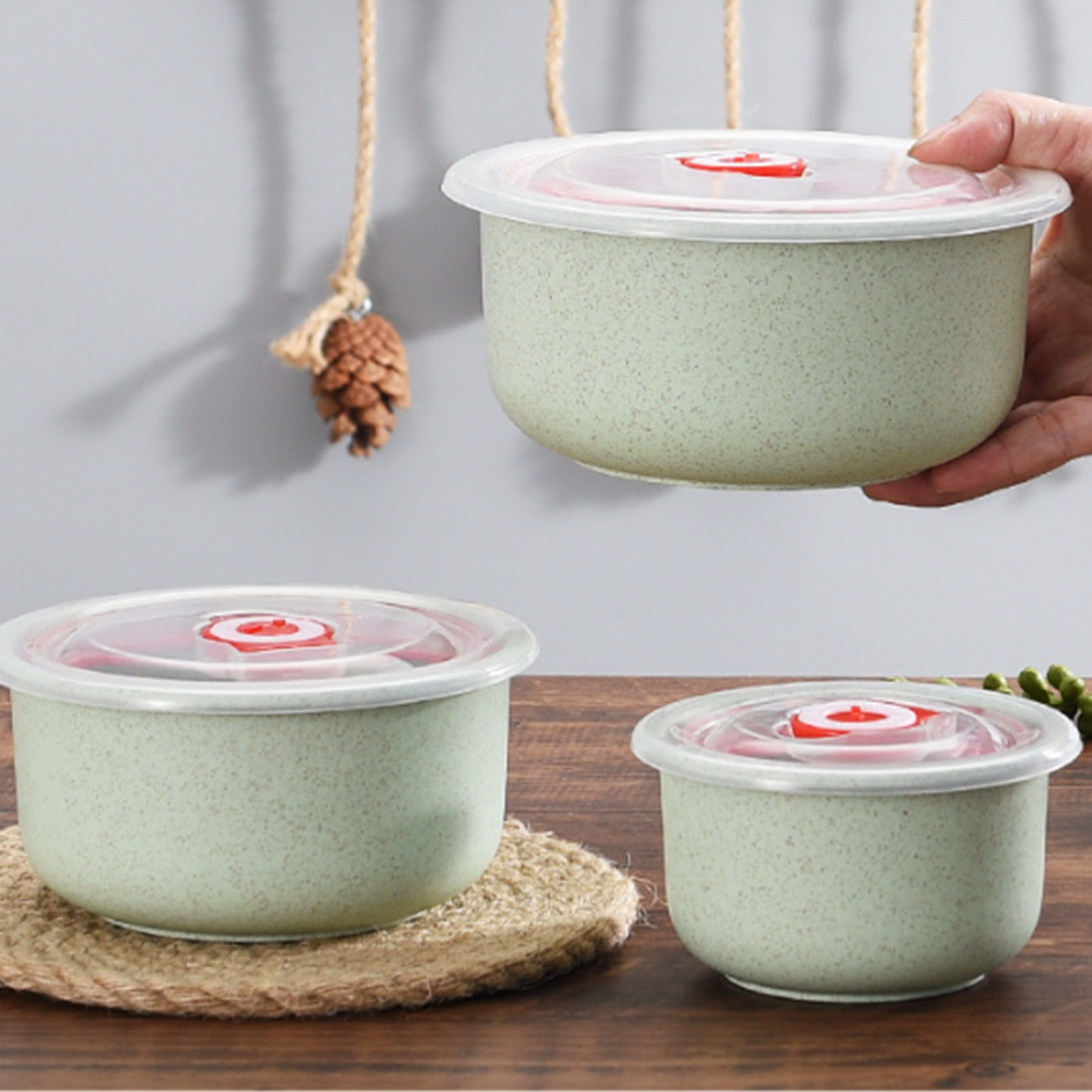 3pcs Food Storage Containers B - Food Storage Prep Containers 评论和价格