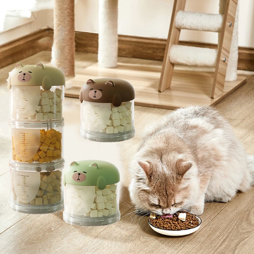 Practical Plastic Multi-Layer  - Food Storage Dog 评论和价格