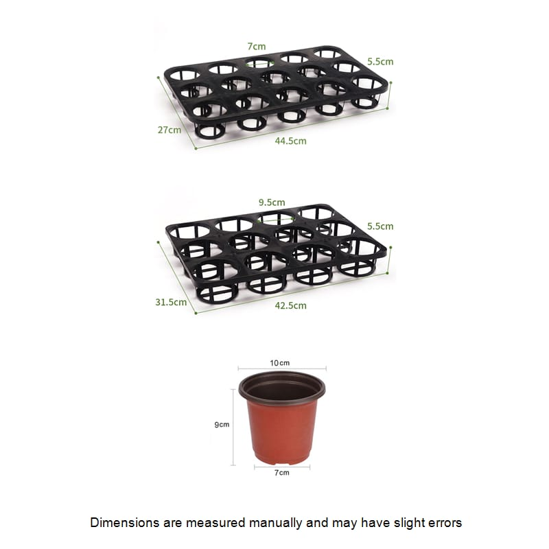 Plastic Plant Holding Tray Set - Food Storage Plants 评论和价格
