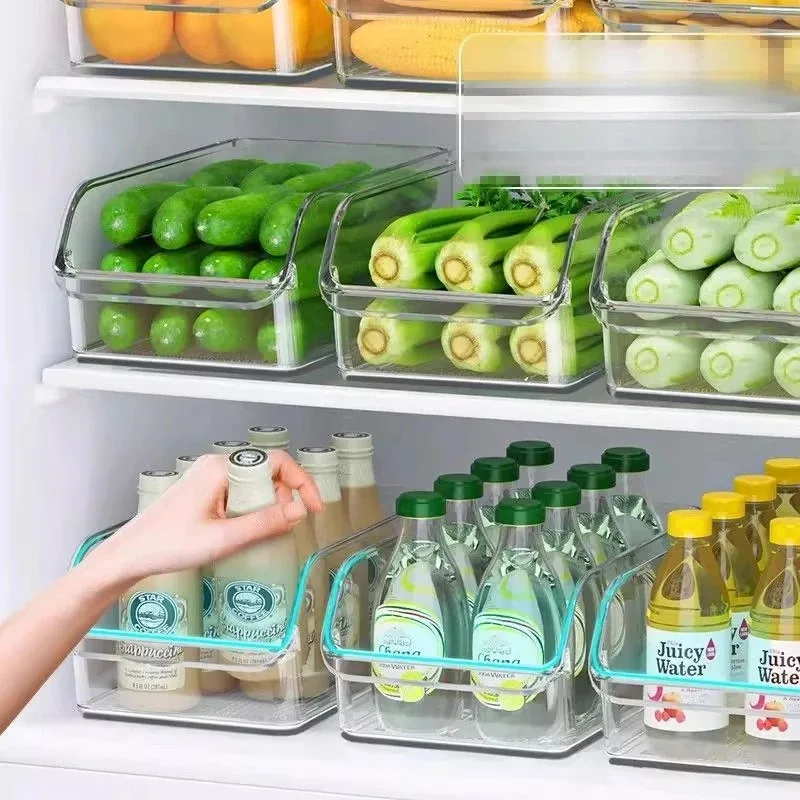 yes1/2pcs Fridge Organizer Ref - Food Storage Kitchen Cabinet 评论和价格