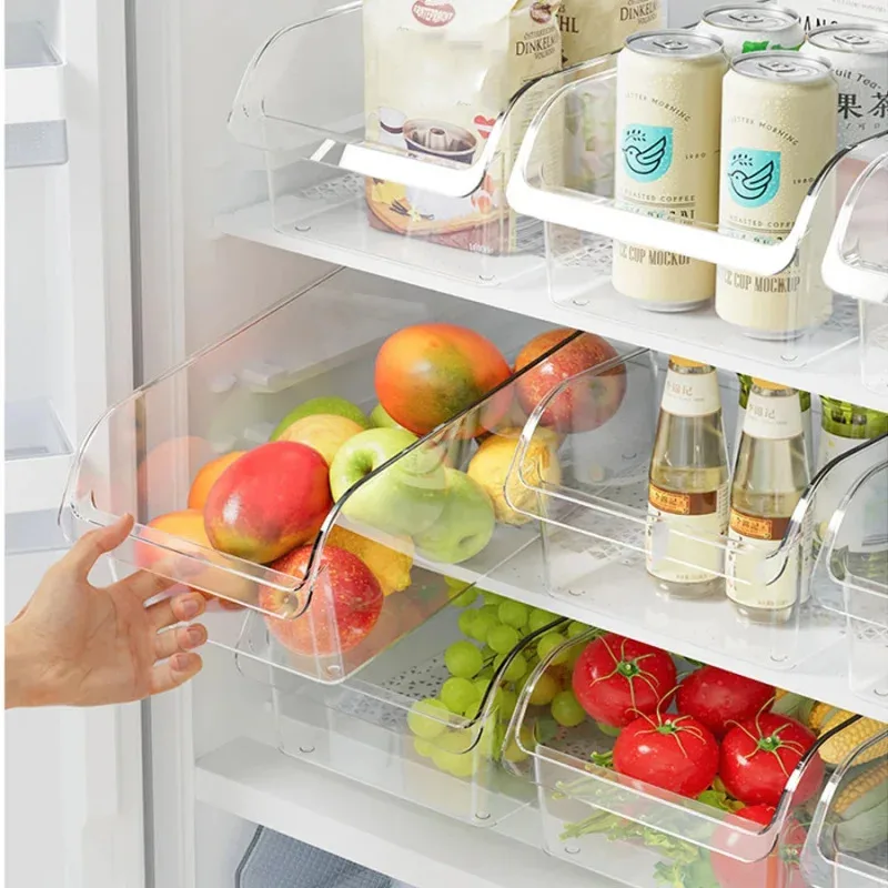 yes1/2pcs Fridge Organizer Ref - Food Storage Kitchen Cabinet 评论和价格