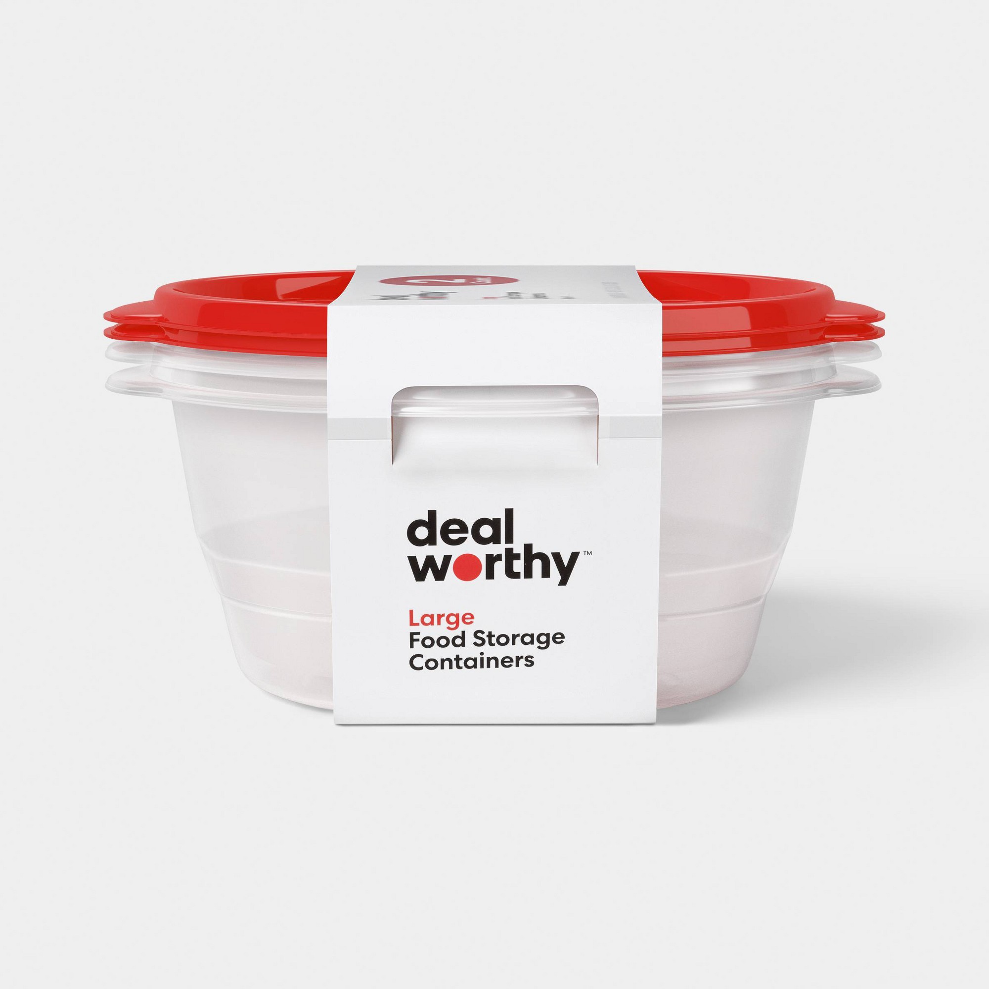 2ct Large Round Food Storage C - Food Storage Prep Containers 评论和价格