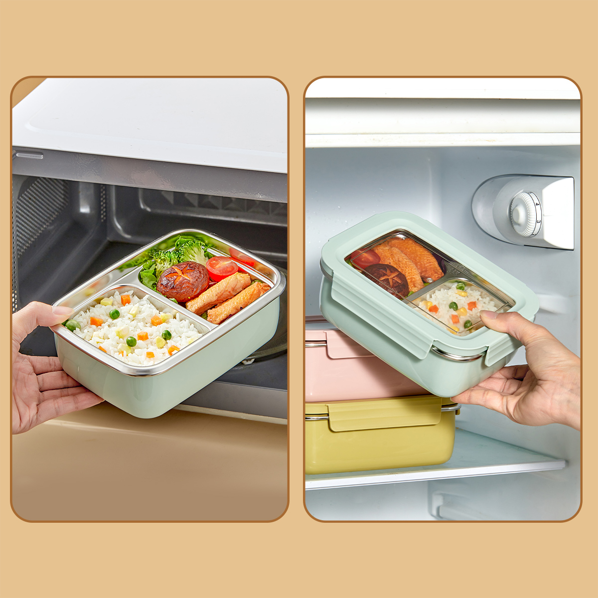 Microwave 304 Stainless Steel  - Food Storage Safe 评论和价格