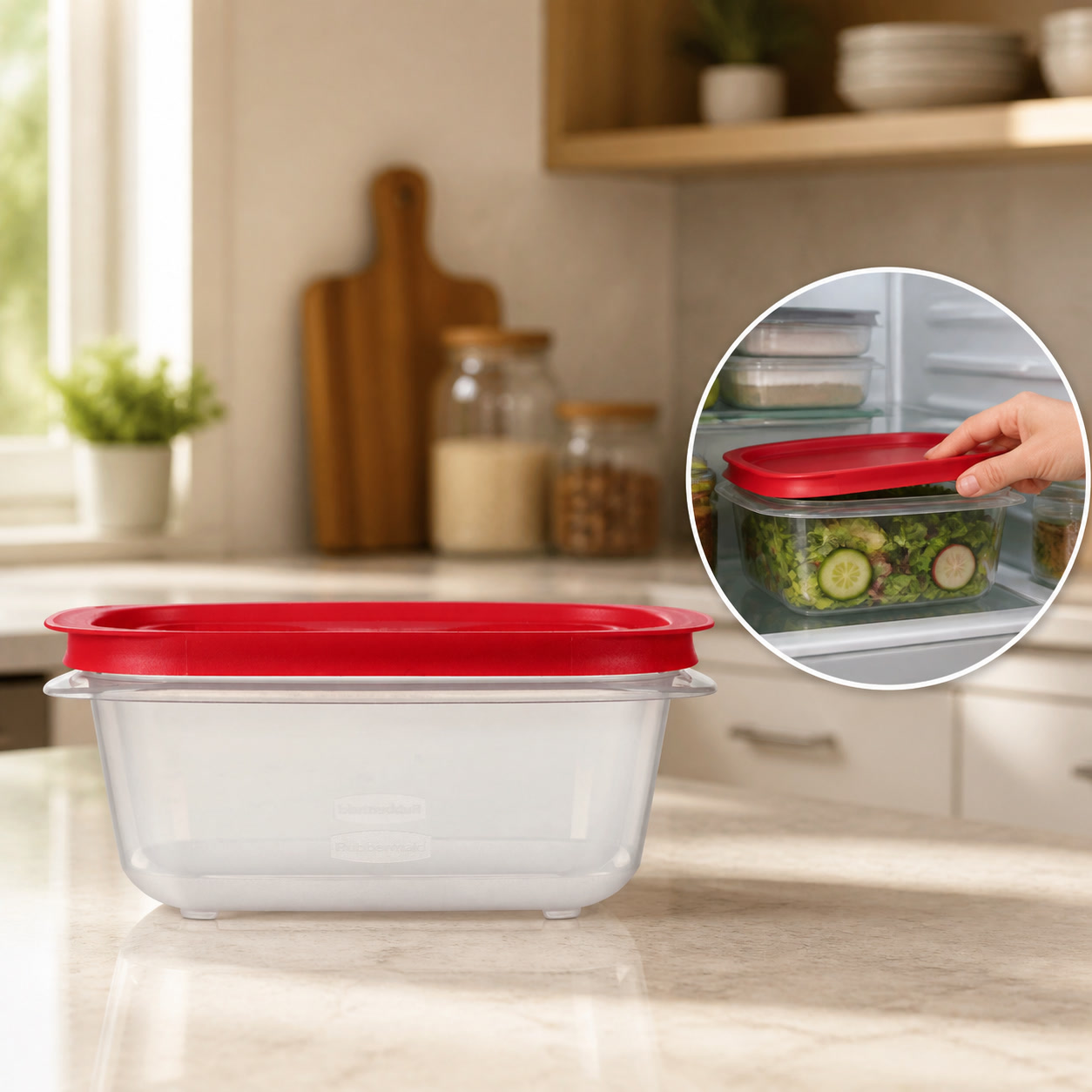 5.26 Cup Rectangular Food Stor - Food Storage Prep Containers 评论和价格