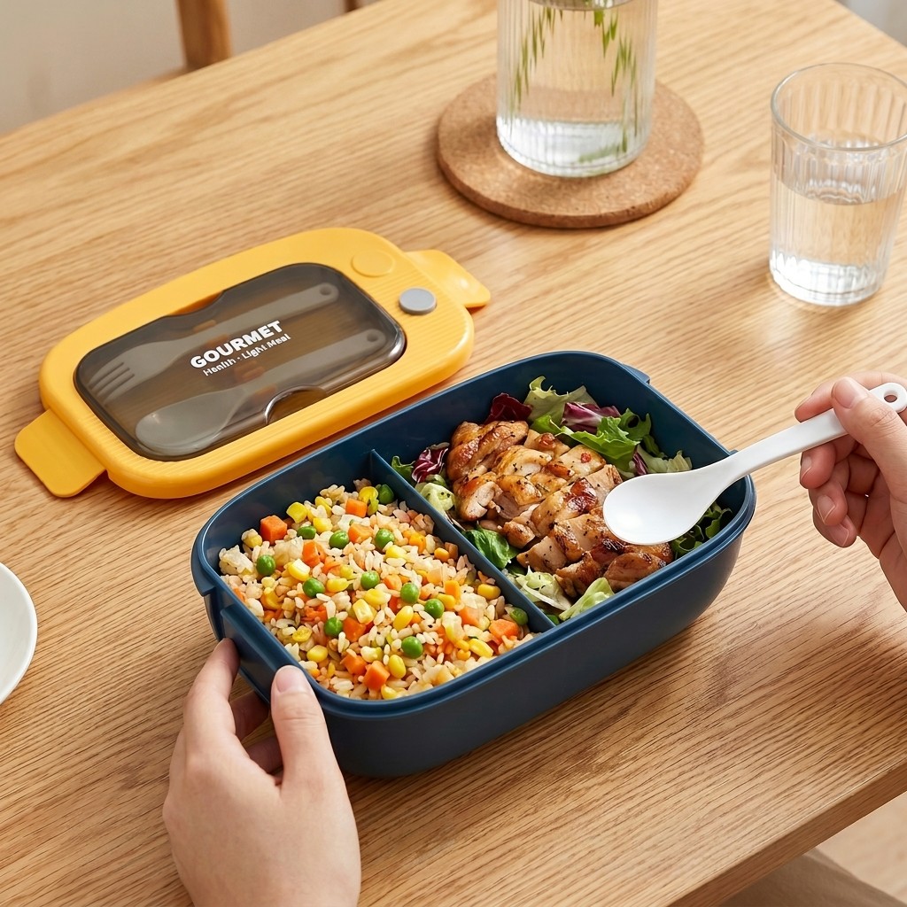 Microwavable Plastic Bento Box - Food Storage Prep Containers 评论和价格