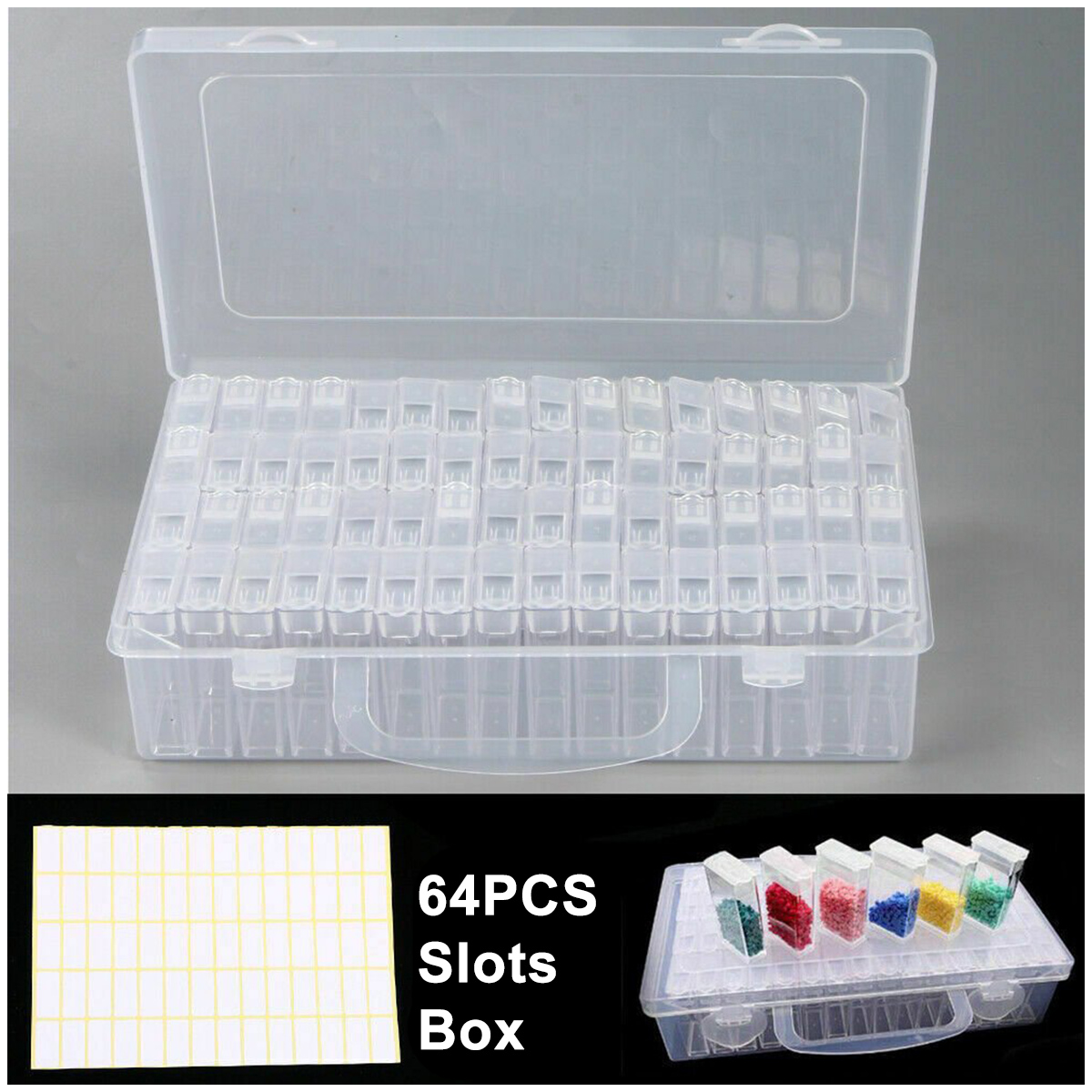 Seed Storage Box 64 Slots Seed - Food Storage Plants 评论和价格