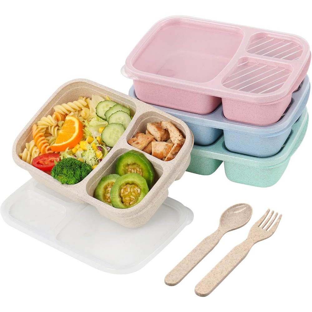 1 Bento Box Lunch Box for Kids - Food Storage Safe 评论和价格