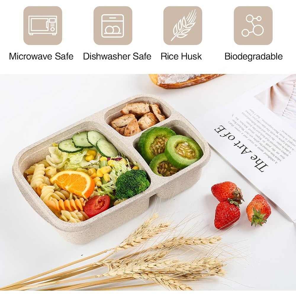 1 Bento Box Lunch Box for Kids - Food Storage Safe 评论和价格