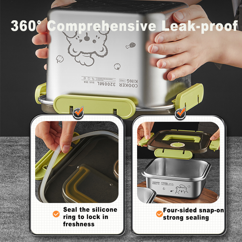 COOKER KING 420ml-6200ml Large - Food Storage Safe 评论和价格