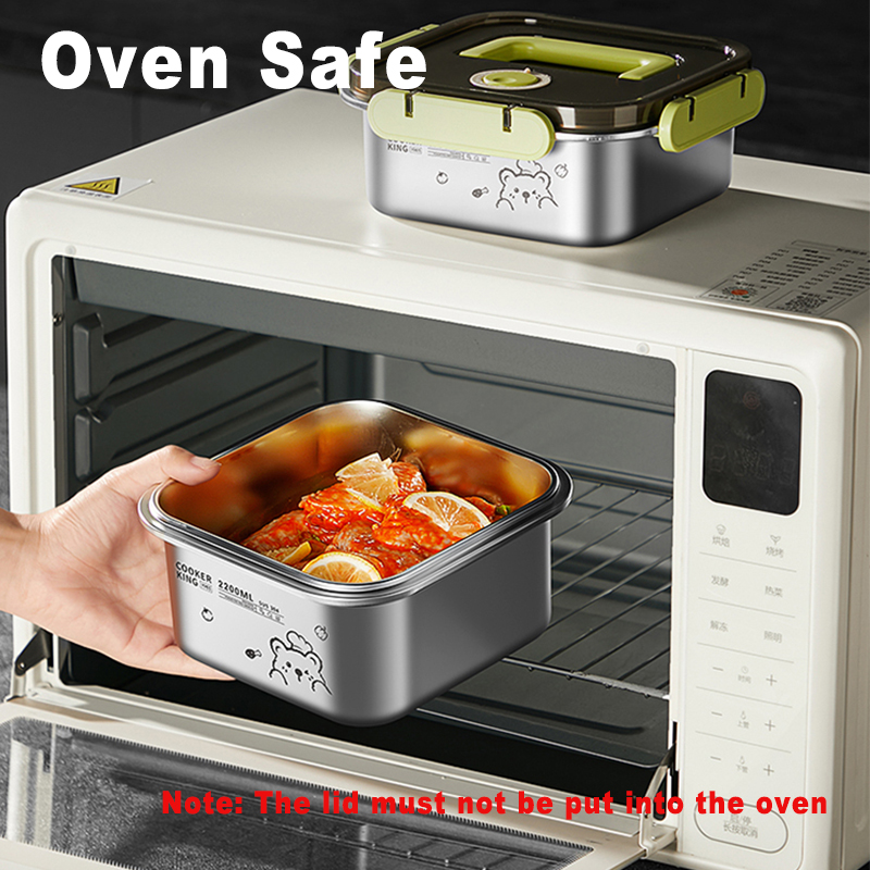 COOKER KING 420ml-6200ml Large - Food Storage Safe 评论和价格