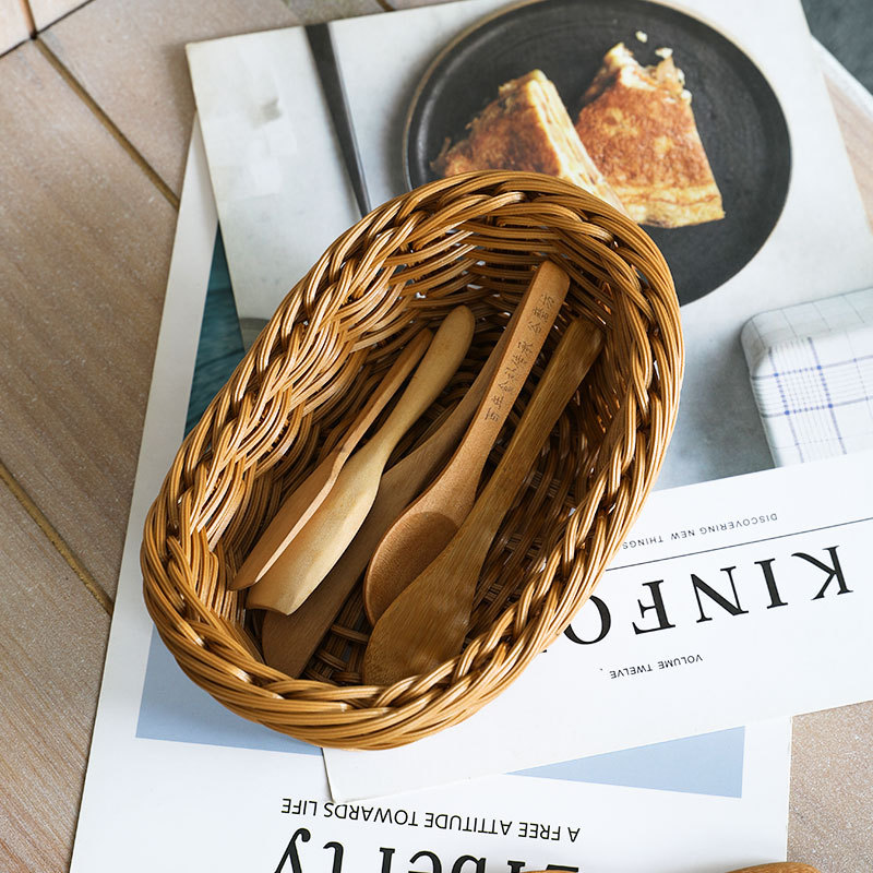 Oval Rattan Woven Storage Bask - Food Storage Plant 评论和价格