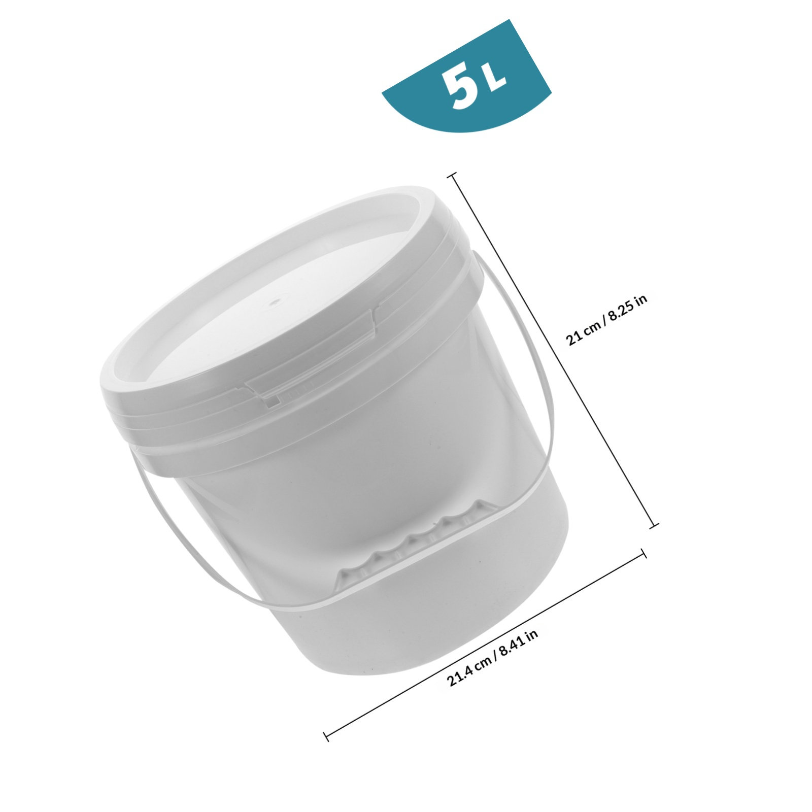 Sturdy Plastic Paint Bucket wi - Food Storage Safe 评论和价格
