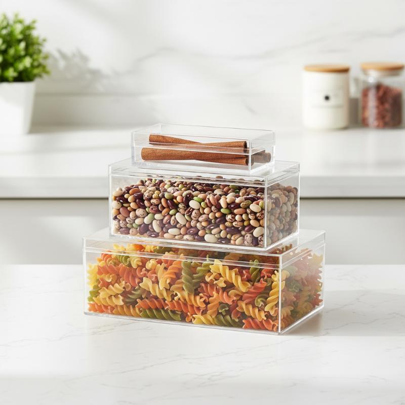 Thickened Rectangular Acrylic  - Food Storage Plant 评论和价格