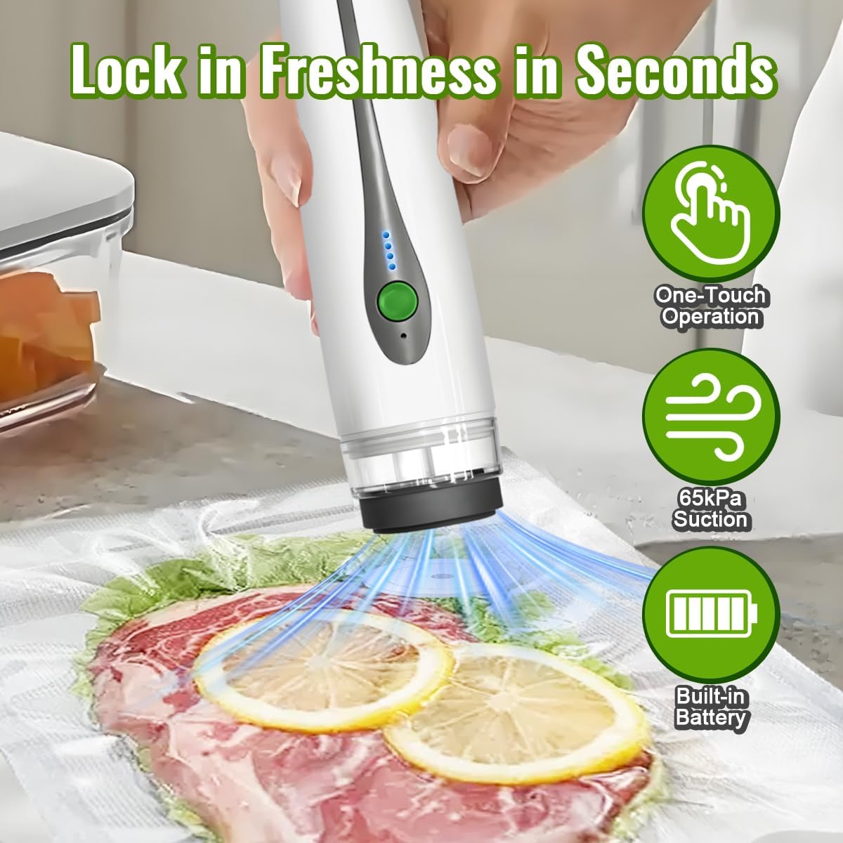 Automatic Mini Vacuum Sealer P - Food Storage Vacuum 评论和价格