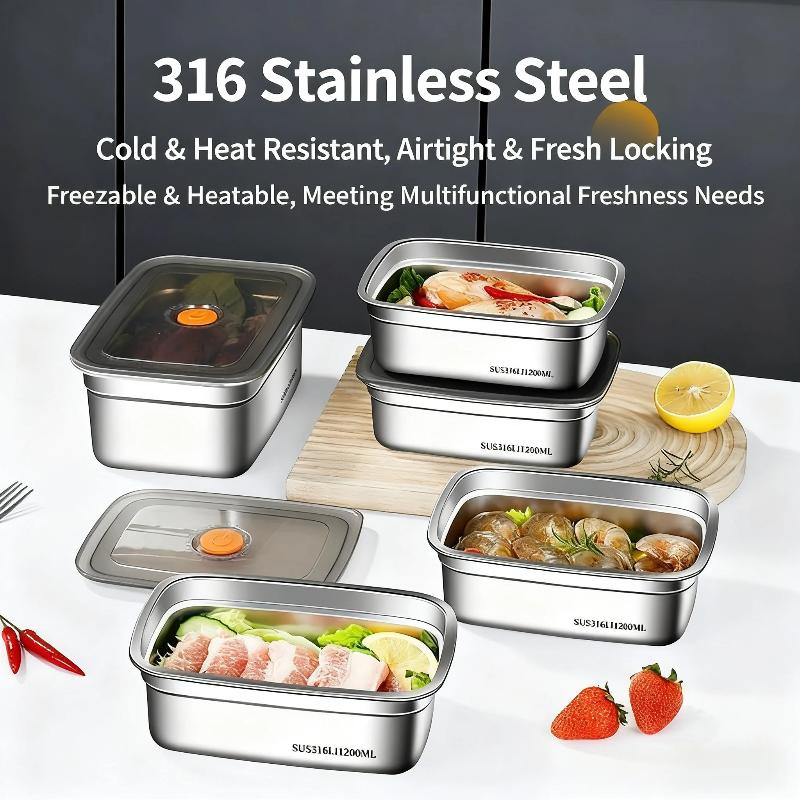 Stainless Steel Sealed Lunch B - Food Storage Safe 评论和价格
