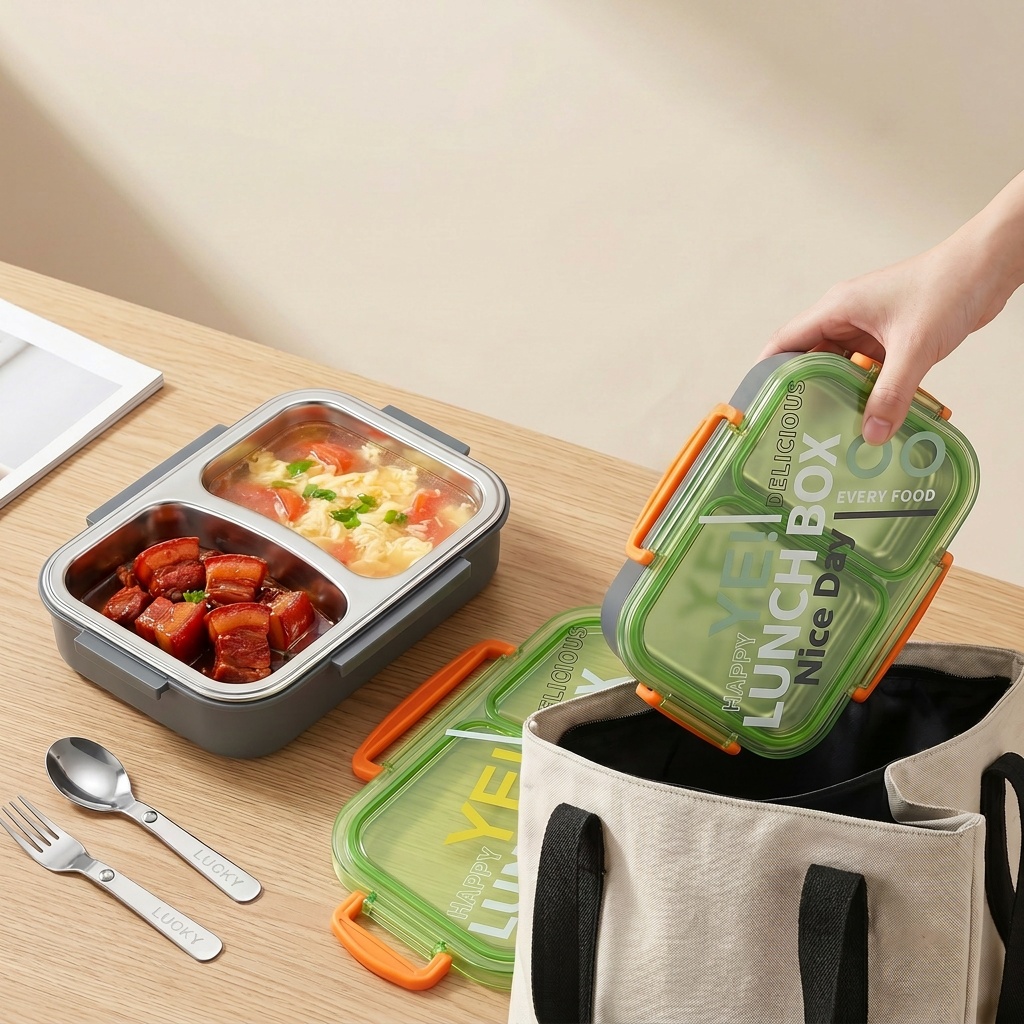 Microwavable 304 Stainless Ste - Food Storage Prep Containers 评论和价格