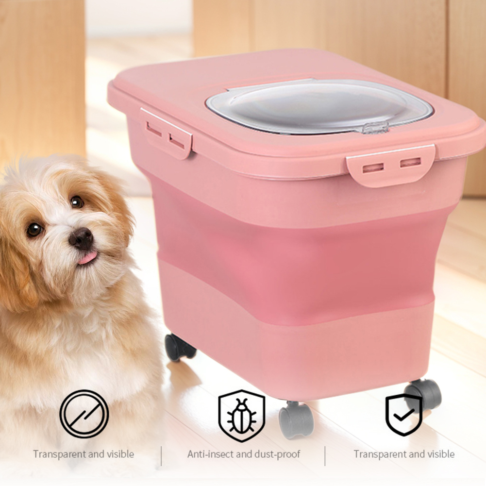 Collapsible Dry Cat Food Box 2 - Food Storage Dog 评论和价格