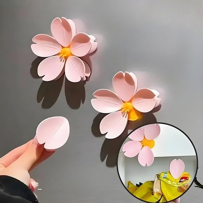 Sakura Magnetic Clip Creative  - Food Storage Plant 评论和价格