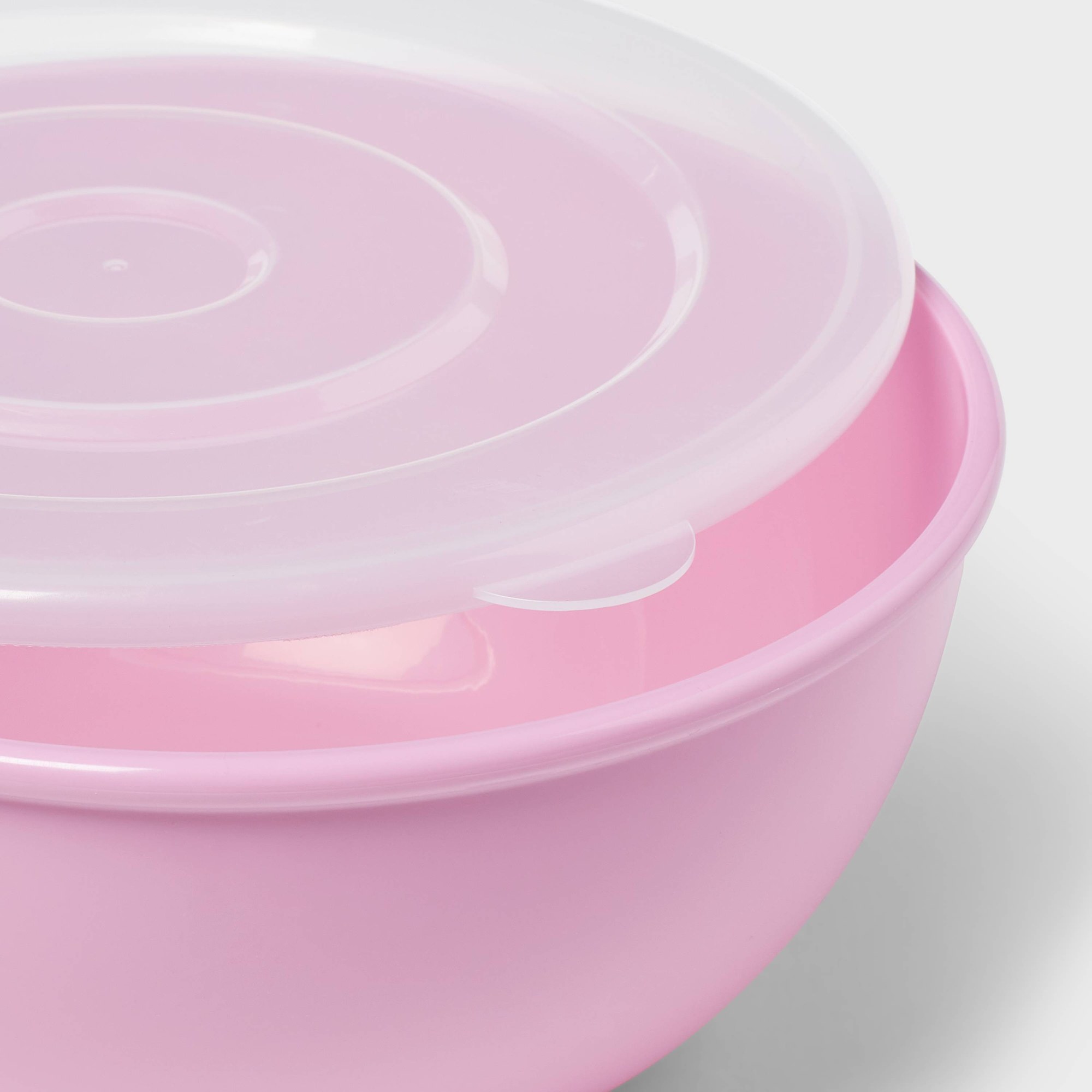Pink Bowl With Matching Lid, D - Food Storage Prep Containers 评论和价格